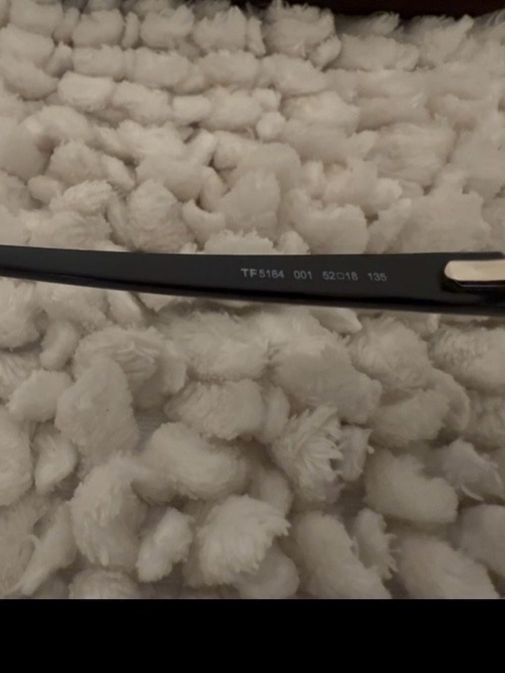 Tom Ford men's blk TF5184 glasses w/ original case, gently used. - Picture 4 of 7